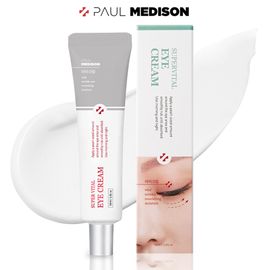 [Paul Medison] Super Vital Eye Cream _ 30ml/ 1 Fl.oz, Improve Wrinkles, Brighten undereye, 5 peptides, Moisturizing, Skin Elasticity_ Made in Korea
